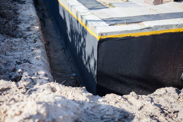 Residential Exterior Waterproofing installation at a Bloomfield, IN home by SJ Waterproofing Pros